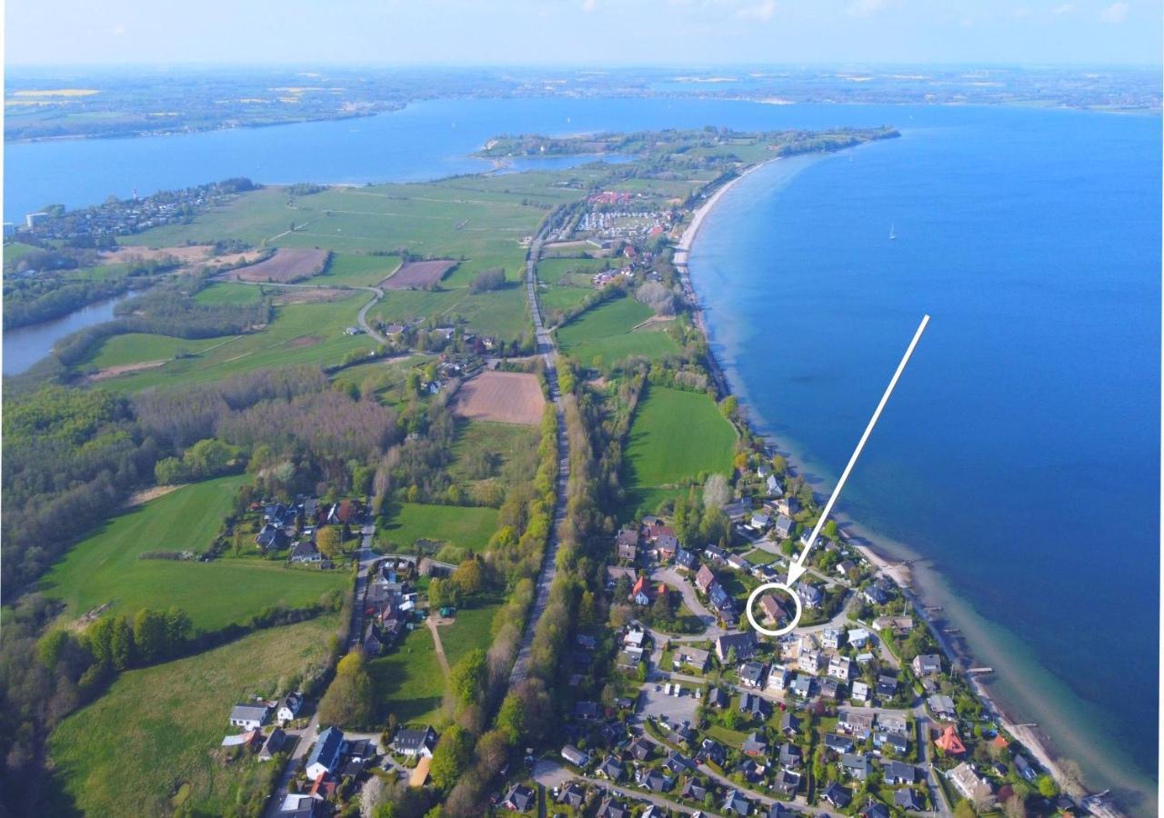 Seeblick I - Geraeumige 90Qm - Ganzes Haus - 50M Zum Naturstrand - Mit Terrasse Und Grossem Garten - Kueche Neu 글룩스부르크 외부 사진